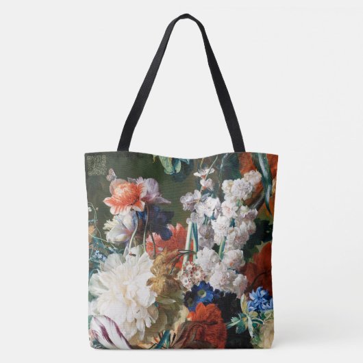 Tote Bag Les somptueuses fleurs (Dos)