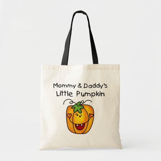 Tote Bag Les t-shirts et cadeaux Citrouilles de maman et pa (Devant)