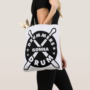 Tote Bag Les tambours vont à la batterie