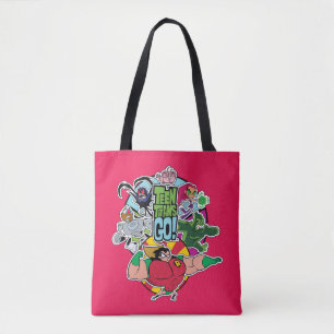 Tote Bag Les titans de l'adolescence vont ! graphique de