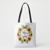Tote Bag Les tournesols Vous Apportez Une Motivation Inspir (Devant)