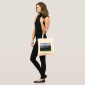 Tote Bag Les trois soeurs en Canmore, Alberta, Canada (Devant (modèle))