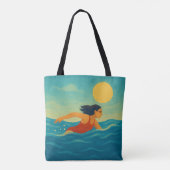 Tote Bag Les vacances (Dos)