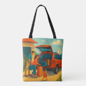 Tote Bag Les vacances c'est (Dos)