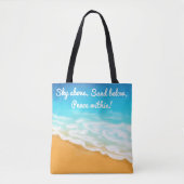 Tote Bag Les vagues d'Ocean Beach (Devant)