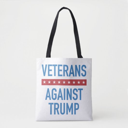 Tote Bag Les vétérans contre Trump (Devant)