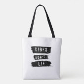 Tote Bag Les vibrations ne mentent pas (Dos)