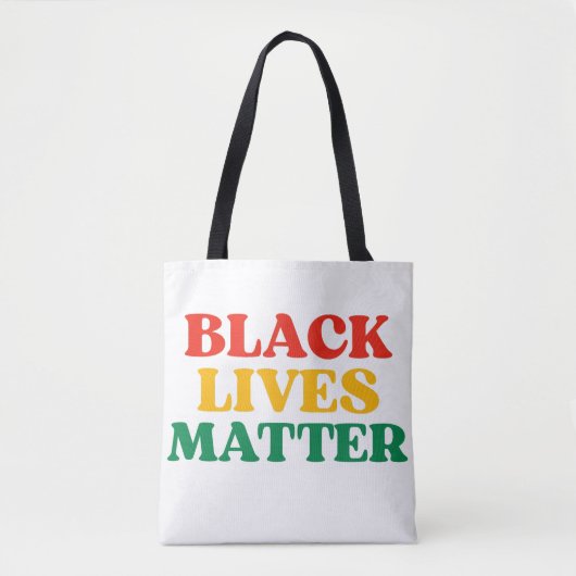 Tote Bag Les vies noires comptent (Devant)
