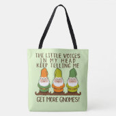 Tote Bag Les voix de Littles obtiennent plus de gnomes (Devant)