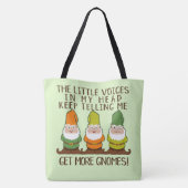 Tote Bag Les voix de Littles obtiennent plus de gnomes (Dos)