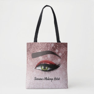 Tote Bag Les yeux rouges clignotent   maquillage