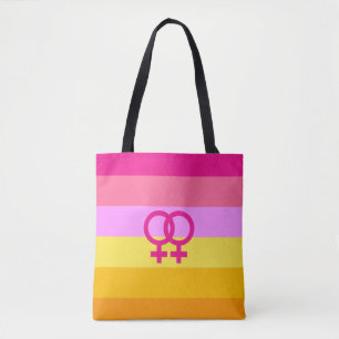 Tote Bag Lesbienne Dawn Pride Femmes qui aiment les femmes