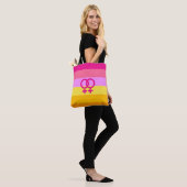 Tote Bag Lesbienne Dawn Pride Femmes qui aiment les femmes (Sur le modèle)