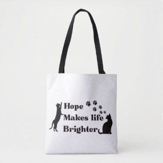 Tote Bag L'espoir rend la vie plus lumineuse – Douce inspir