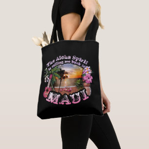 Tote Bag L'Esprit Aloha me rappelle à Maui