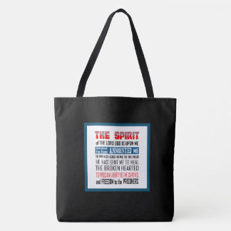 Tote Bag L'Esprit Du Seigneur Dieu Est Sur Moi Chrétien