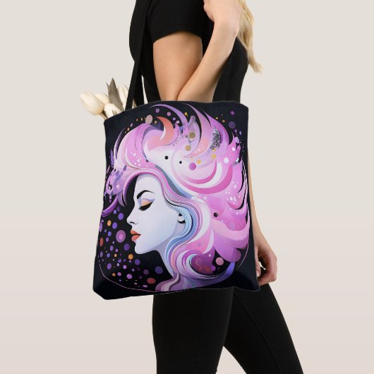 Tote Bag "L'Essence de l'Élégance" Beauté Féminine (De près)