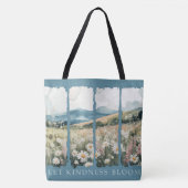 Tote Bag Let Kindness Bloom. (Devant)