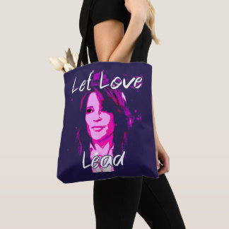 Tote Bag Let Love Lead - Marianne Williamson