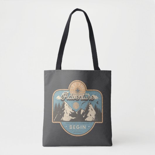 Tote Bag Let the adventure begin (Devant)