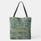 Tote Bag L'étang À Eau, Peinture À L'Huile Paysagère, Monet (Dos)