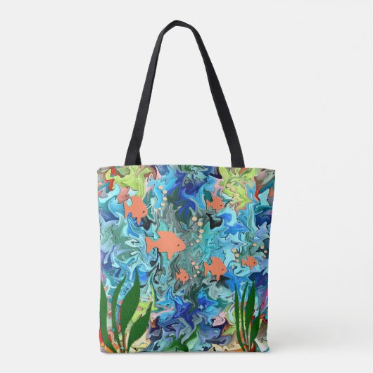 Tote Bag L'été à l'étang.... (Dos)