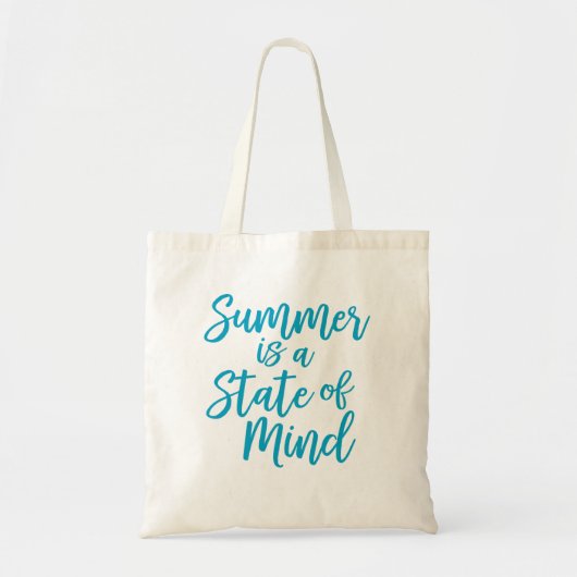 Tote Bag L'été est un état d'esprit. (Devant)