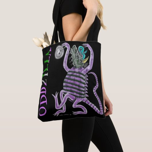 Tote Bag L'Étrange Queue D'Oddzilla (De près)