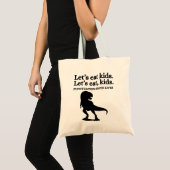 Tote Bag Let's Eat Kids Punctuation Grammar Funny Teacher (Devant (produit))