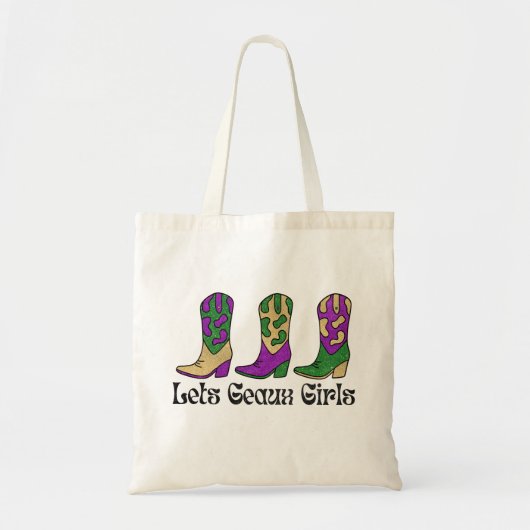 Tote Bag Lets Geaux Girls Mardi Gras Bachelorette (Devant)