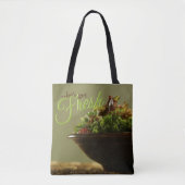Tote Bag "Let's get FRESH" All-over Print FOURRE-TOUT (Devant)