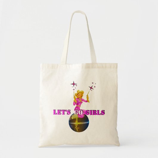 Tote Bag Let's Go Girls ! Bachelorette cute (Devant)