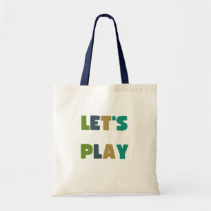 Tote Bag let's play Totes Toy Bags