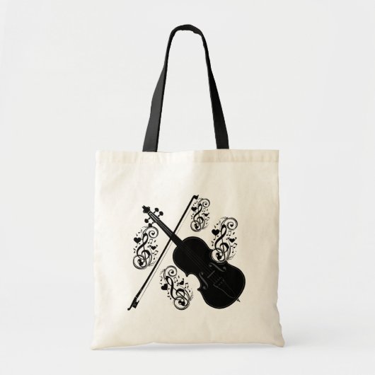 Tote Bag Let's Play, Violin_ (Devant)