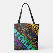 Tote Bag Lettrage de balle (Dos)
