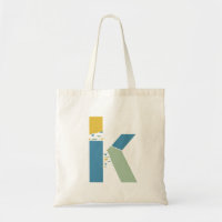 Lettre Abstraite moderne K Monogramme initial