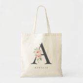 Tote Bag LETTRE BOUTEILLE BOUILLONNE Sauvage LETTRE FLEUVE (Devant)