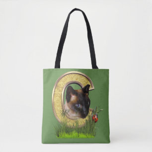 Tote Bag Lettre C Siamese-Capital-Monogramme