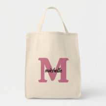Lettre de nom Rose ancienne personnalisée élégante