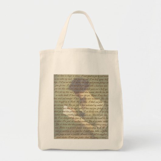 Tote Bag Lettre de persuasion (Devant)