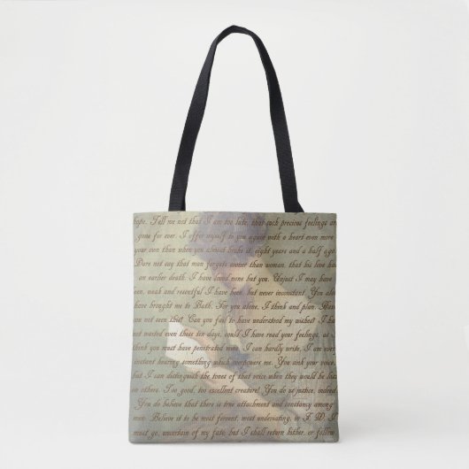 Tote Bag Lettre de persuasion (Devant)