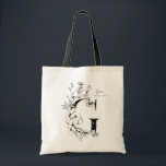 Tote Bag LETTRE FLEURIE BIO À LA POINTE G monogrammée<br><div class="desc">LETTRE rustique CHALEUREUSE CHAMBRE G Sac fourre-tout monogrammé</div>