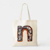 Tote Bag Lettre inca N (Dos)