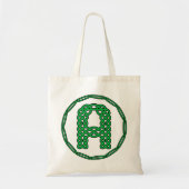 Tote Bag Lettre Initiale A Monogramme En Style Celtique (Devant)