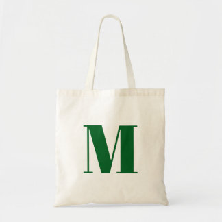 Tote Bag Lettre initiale | Monogramme Moderne Élégant Cool