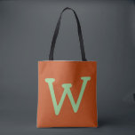 Tote Bag Lettre initiale Sage Green Funny | Couleur rouille<br><div class="desc">Lettre initiale Sage Green Funny | Couleur rouille. Vous pouvez choisir d'ajouter votre initiale ou l'initiale d'un être cher. Qu'il s'agisse d'un cadeau sincère pour quelqu'un qui vous est cher ou d'un régal personnel, vous avez le choix. Vous pouvez également supprimer la personnalisation et profiter du design élégant et minimal...</div>