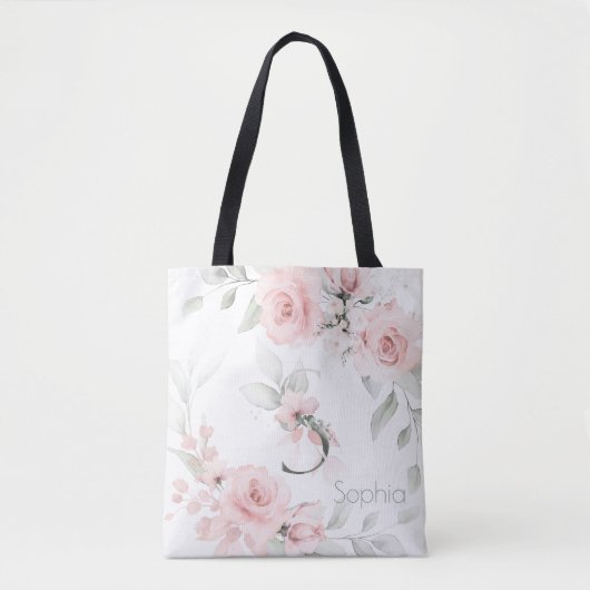 Tote Bag LETTRE MONOGRAPHE PLEINE ROUILLE BRIdesmaid (Devant)