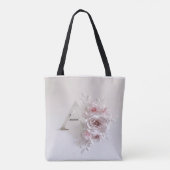 Tote Bag LETTRE MONOMOBILE A Fourre-tout Floral (Dos)
