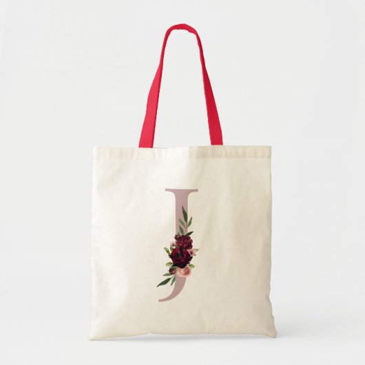 Tote Bag LETTRE MOYENNE ROUGE BOURG MOYENNE MOYENNE J Maria (Devant)