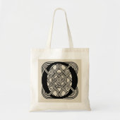 Tote Bag Lettre O Vintage Celtic Knot Monogramme (Devant)
